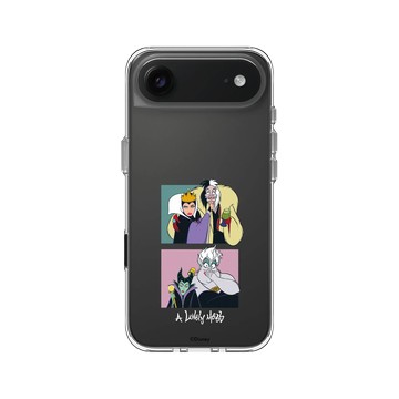 iPhone Air Clear Case（相機按鈕） 透明 - Disney Villains - 可愛混亂