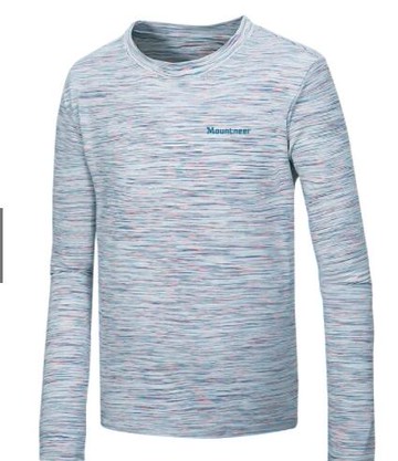 ├登山樂┤山林MOUNTNEER 男款排汗保暖上衣 32P27 銀灰 排汗衣 中層衣