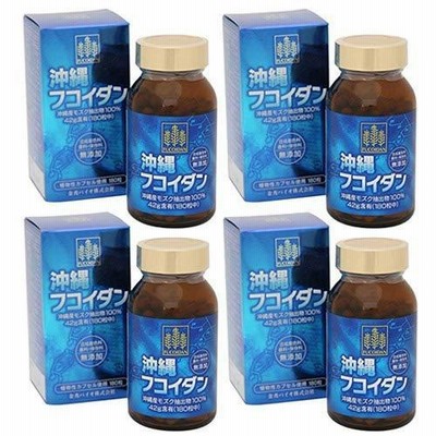 沖縄フコイダン（カプセルタイプ）　180粒 4個セット