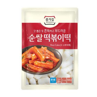 [冷蔵]『宗家』トッポキ餅(500g) トッポギ お餅 料理用餅 韓国お餅 韓国料理 韓国食材 韓国食品