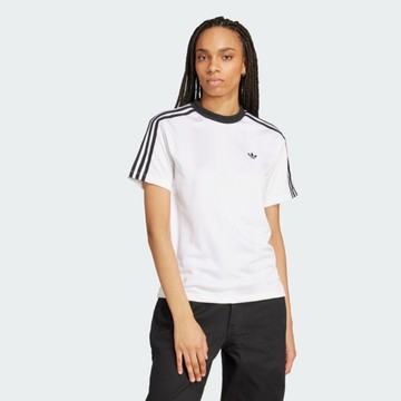 Adidas 愛迪達 Jacquard Tee JV9647 女 T恤 運動上衣 休閒短袖 白 黑 亞版