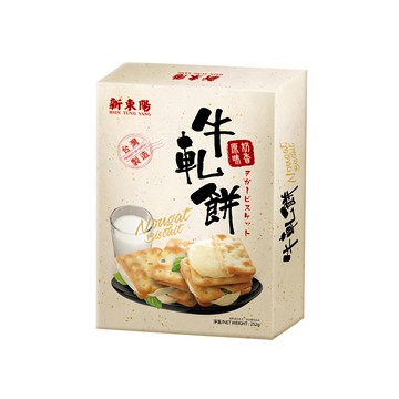 新東陽 牛軋餅  原味奶香  台灣經典零食  252g  1盒
