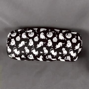 【滿滿貓咪筆袋】防水筆袋 筆袋 鉛筆盒 文具收納 化妝包 文具收納包 可愛卡通 文具袋 大容量筆袋 學生鉛筆袋 收納袋