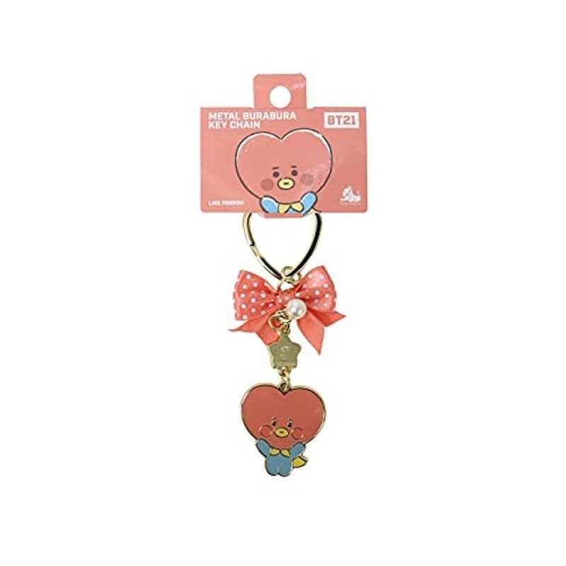 BT21 公式 ブラブラキーチェーン METAL BURABURA KEY CHAIN (TATA) BT21-MBB-TT 通販  LINEポイント最大0.5%GET | LINEショッピング