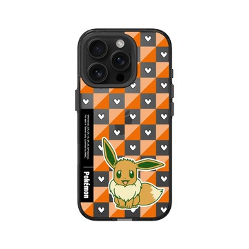 iPhone 16 Pro Clear (相機按鈕) 酷墨灰 - 寶可夢 Pokemon - 多彩系列-伊布格紋