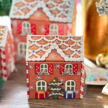 聖誕拐杖薑餅屋糖果禮盒(小)【英國糖迷你包2包入】