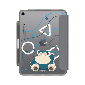 11 吋 iPad Air (M2) iPad Case 極致灰 - 寶可夢 Pokemon - 幾何系列-卡比獸