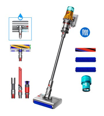 【送五豪禮】Dyson V12s Detect Slim Submarine™ 乾濕全能洗地吸塵器 (黃色)
