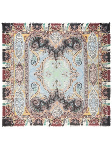 ETRO - paisley-print cashmere shawl - women - Cashmere - One Size - Red