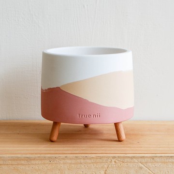 初泥 true nii | 長腳的水泥盆(L) -夏日陽光