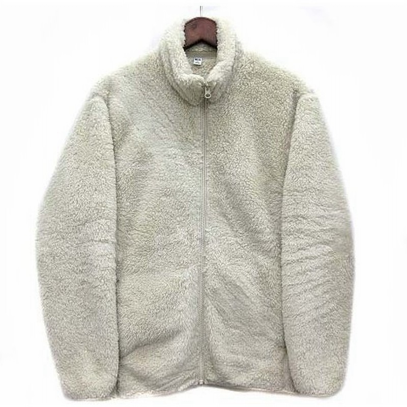 中古 ユニクロ Uniqlo ファーリー フリース フルジップ ジャケット アイボリー 白 M メンズ ベクトル 古着 通販 Lineポイント最大0 5 Get Lineショッピング