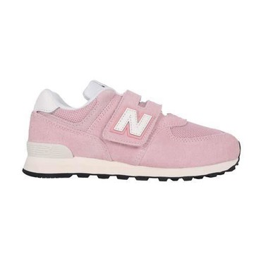 NEWBALANCE 574 女中童休閒運動鞋-WIDE-魔鬼氈 寬楦 NB