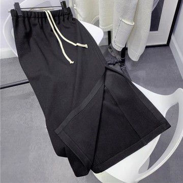 MQ高品質側開叉加厚實半裙 macqnf顯瘦百搭加絨衛衣裙一步裙57166