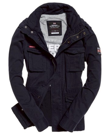 跩狗嚴選 戰火英雄系列 極度乾燥 Superdry Rookie 午夜黑 M65 軍裝 夾克 外套 純棉 深藍 藍黑