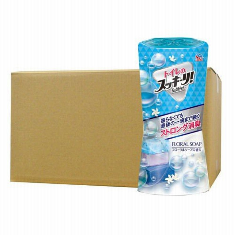 人気提案 アース製薬 トイレのスッキーリ フローラルソープの香り トイレ芳香剤 ４００ｍｌ