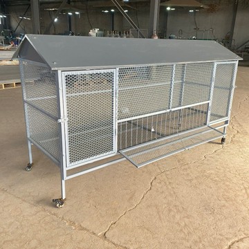 尖頂養殖籠雞鴨鵝籠遮雨棚防黃鼠狼蛇加密加厚雞籠棚養雞籠子家用 LPS/105 免運 快速出貨