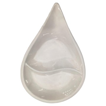 TATUNG 大同磁器 象牙強化 12.5吋 水滴二格盤  象牙白  1個