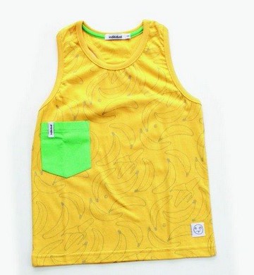 2015 春夏 indikidual 滿版香蕉無袖背心