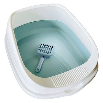 高精寵物 半封閉貓砂盆 大  1個  48 x 40 x 21cm  綠色