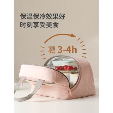 保溫袋飯盒手提袋子大容量便當包加厚鋁膜小學生高顏值上班族帶飯