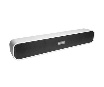 mimax 重低音霸雙喇叭藍芽音箱-白色 藍芽音響 雙重低音喇叭 藍芽5.1高速撥放 手機支架 RGB燈效