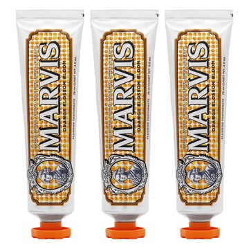 MARVIS 台灣公司貨 義大利牙膏 澄花薄荷  75ml  3條