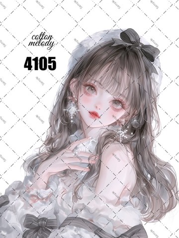 original sticker no.4105 人物貼紙 原創貼紙 原創人物貼紙 裝飾貼紙 cotton melody