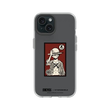 iPhone 15 Clear 透明 - 航海王 One Piece - 角色畫框系列-魯夫