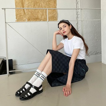 PRE-ORDER – MACMOC Super Enamel (BLACK) 涼鞋