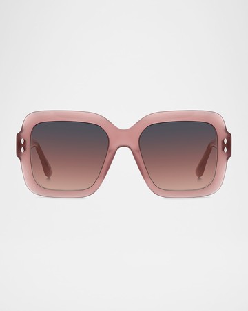 Oversized Square Acetate Sunglasses