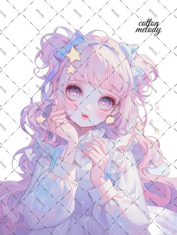 original sticker no.1935 人物貼紙 原創貼紙 原創人物貼紙 裝飾貼紙 cotton melody