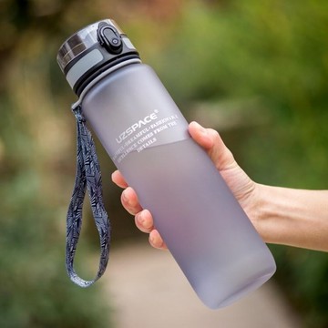 運動水壺大容量便攜健身男女學生水杯子1000ml防漏摔隨手塑料茶杯  都市時尚