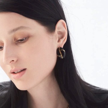 【ᴛᴏs】Young and Beautiful 托斯摩登耳環 紐約風金屬飾品