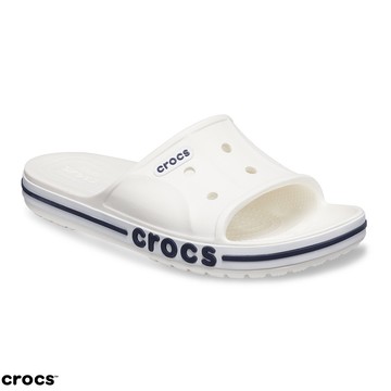 Crocs 卡駱馳 (中性鞋) 貝雅卡駱班拖鞋-白色-205392-126_洞洞鞋