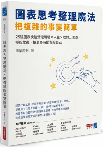 圖表思考整理魔法，把複雜的事變簡單：25張圖表快速清理職場×人生×理財…問題，擺脫忙亂，把更多時間留給自己【城邦讀書花園】