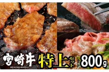 宮崎牛 特上セット 800g