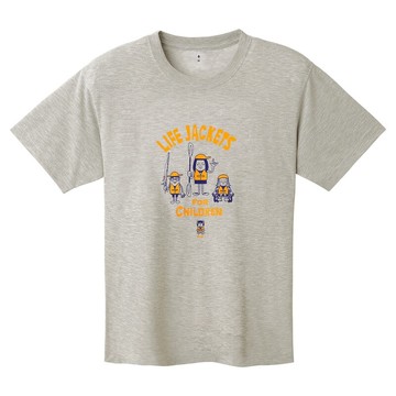 ├登山樂┤日本 mont-bell Wic Kodomotachi Ni Raijake#2 短排 灰色 # 1114599HCH