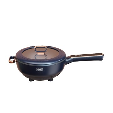 【SONGEN松井】智能美型饗宴煎炒鍋/電火鍋/料理鍋/電燉鍋/電煮鍋(SG-6026B)