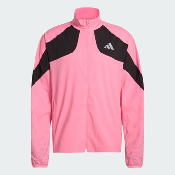 Adidas 愛迪達 Adizero T Jkt M KC1237 男 外套 夾克 運動外套 休閒穿搭 粉紅 亞版