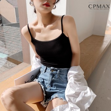 CPMAX 莫代爾細肩帶背心 打底小吊帶背心 女內搭美背 性感外穿潮設計感 細肩帶背心 背心女 無袖背心 【W65】