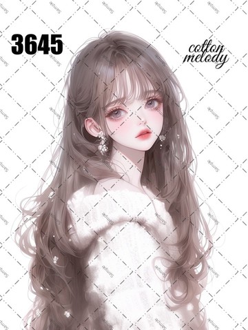 original sticker no.3645 人物貼紙 原創貼紙 原創人物貼紙 裝飾貼紙 cotton melody