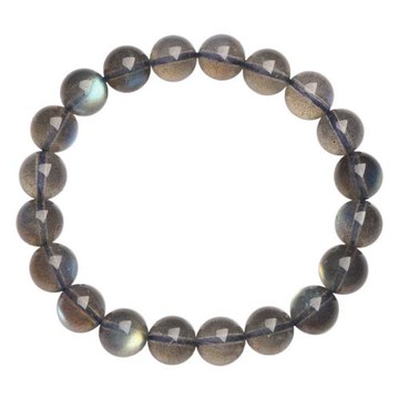 星空藍天然拉長石手鏈玻璃體冰種灰月光石多圈手串強彩光全藍水晶