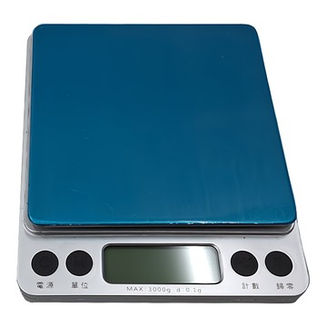 Dr.AV 聖岡科技 微量大秤盤精準電子秤  最大秤重3000g  最小秤量0.1g  PT-1210  1個