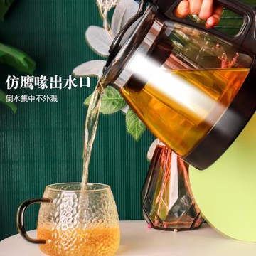 玻璃泡茶壺家用大容量2泡茶水壺加厚單壺耐熱過濾花茶壺茶具北慧