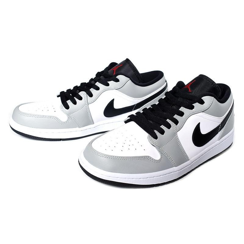 NIKE AIR JORDAN 1 LOW LIGHT SMOKE GREY ナイキ エア ジョーダン 1 ロー スニーカー (  ライトスモークグレー 灰色 メンズ 553558-030 ) | LINEショッピング