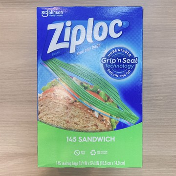 【BW賣場】 Ziploc 可封式三明治保鮮袋