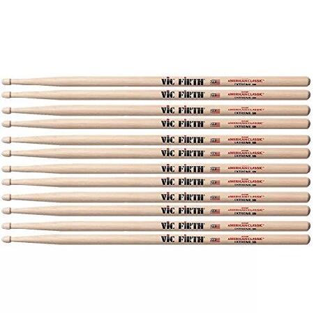 Vic Firth X5B Extreme 5B Wood Tip Drum Sticks (6 Pair) 並行輸入品