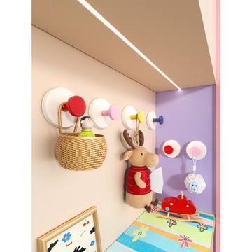 玄關吸盤掛鉤免打孔強力承重粘膠入戶門口放鑰匙神器掛帽子置物架