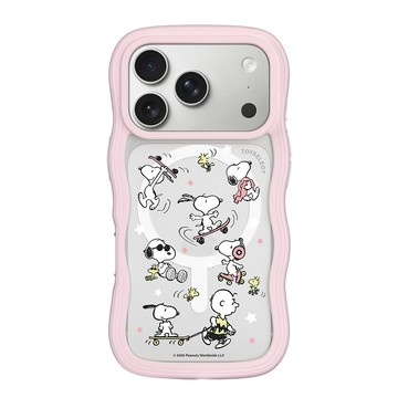 【正版授權】SNOOPY史努比日常亂花雲朵波波MagSafe iPhone手機殼