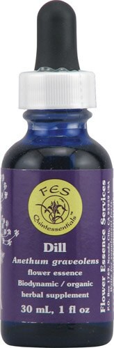 Flower Essence Organic Dill Dropper 1 fl oz